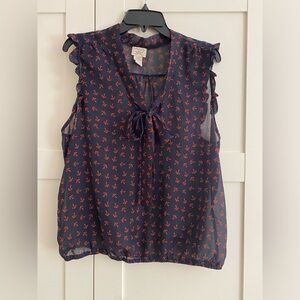 Sleeveless blouse